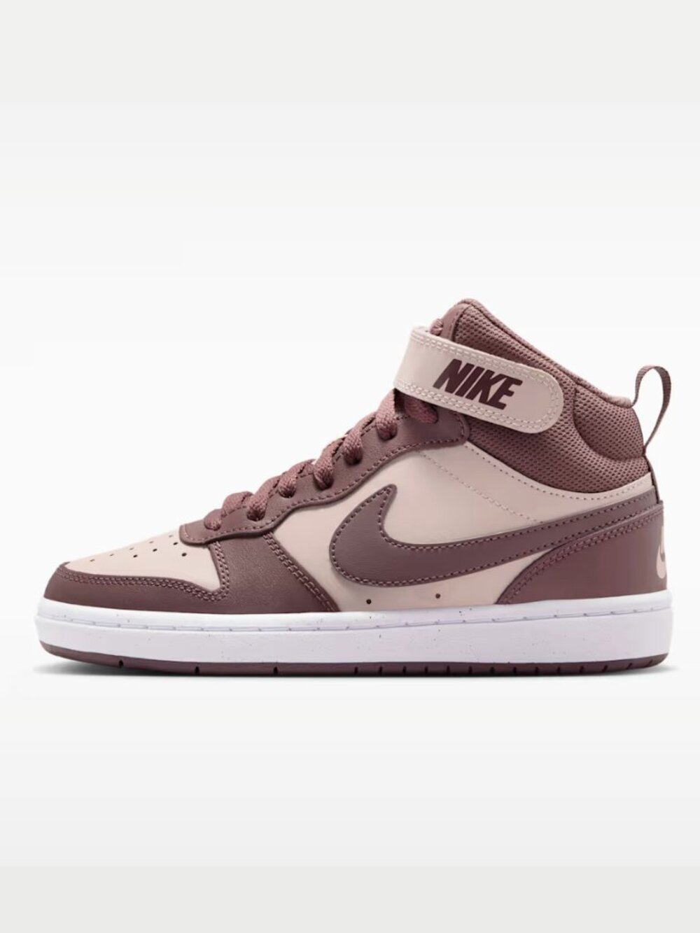 Nike || Court Borough Mid 2 Kids High Top Sneakers